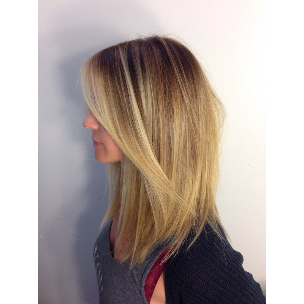 Before and after color correction. 